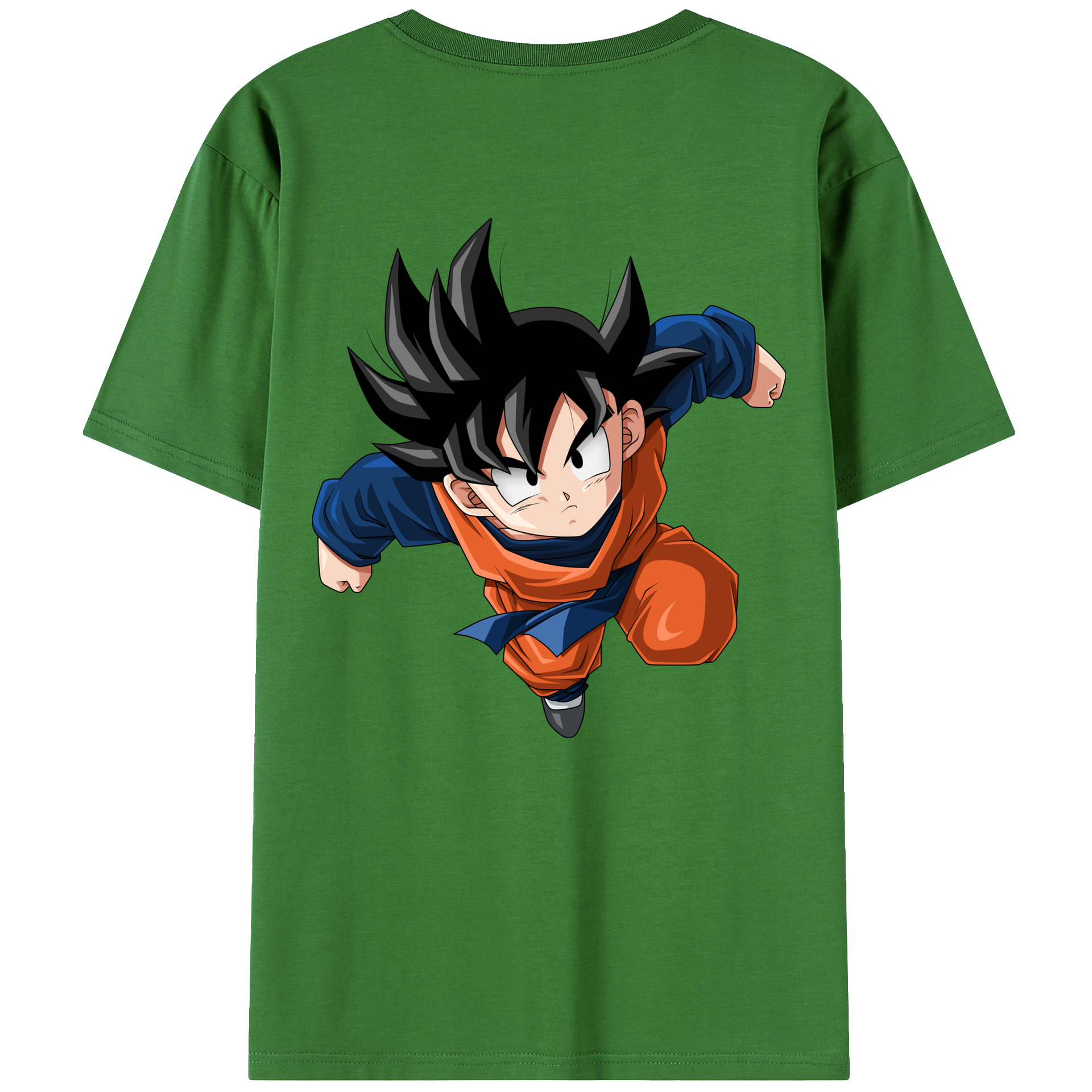 （画像用） ドラゴンボール 孫悟空（そん ごくう）Son Goku カカロット DRAGON BALL Kakarotto レディース半袖Tシャツ(バックプリント)